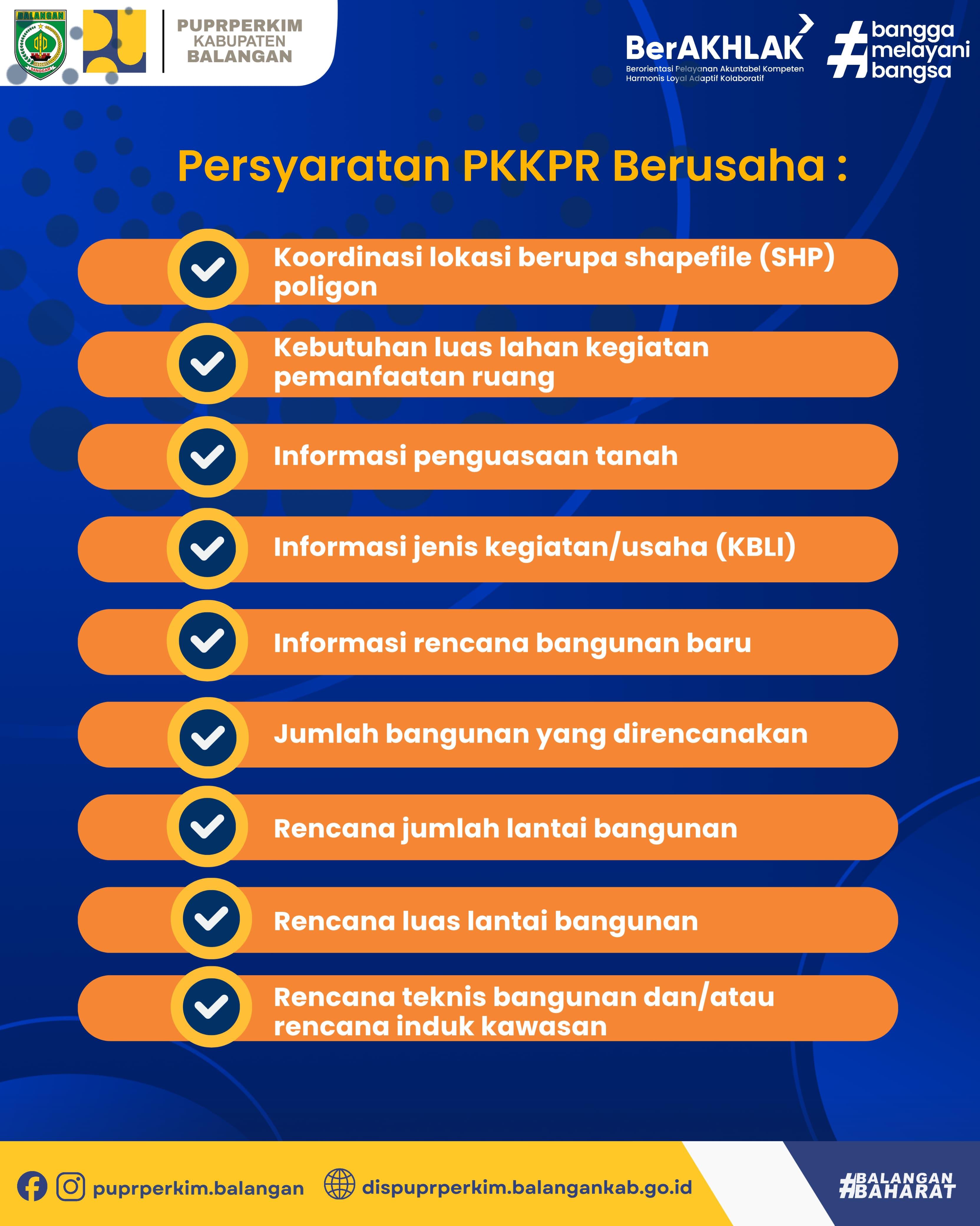 Layanan Persetujuan Kesesuaian Pemanfaatan Ruang (KKPR) Berusaha dan Non Berusaha